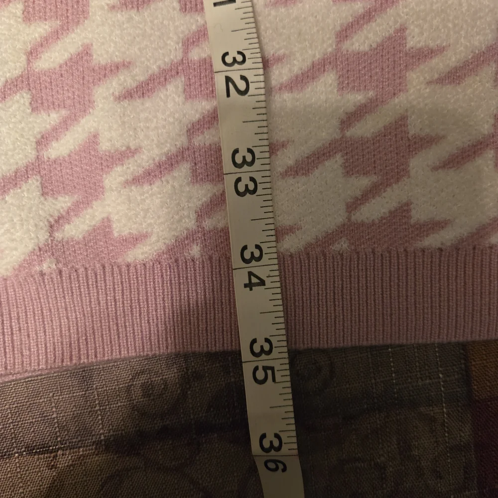 Cider Pink and White Houndstooth Dress - Picture 10 of 11